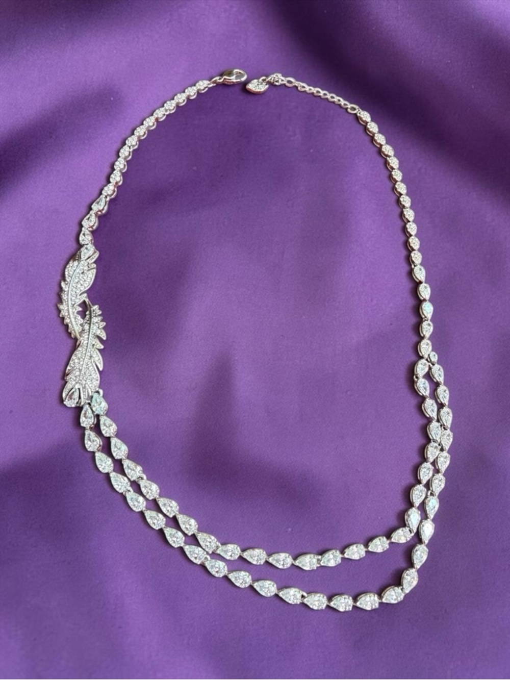 Swarovski Nice Feather Necklace 5493404